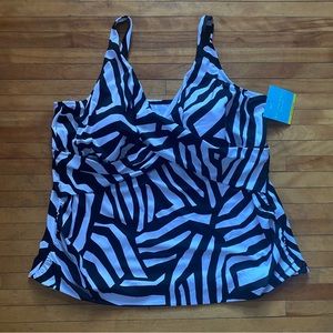 NWT Sz 3x Bal Harbour Swim Top